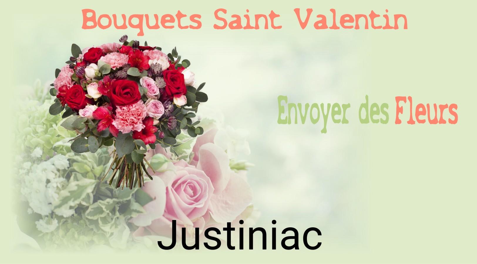 Roses de Saint-Valentin livrées à Justiniac